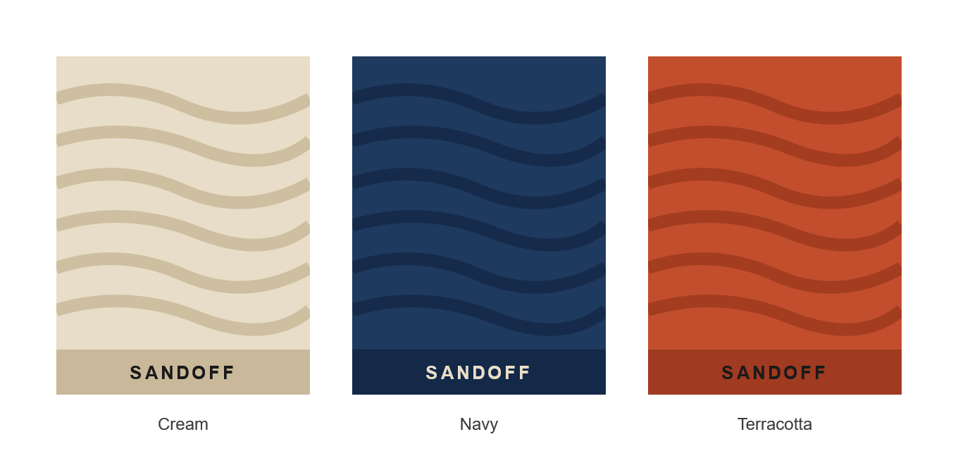 SANDOFF colorways